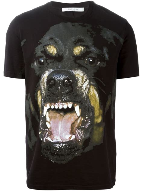 givenchy rottweiler shirt black|givenchy rottweiler shirt for sale.